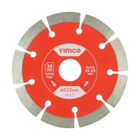 Timco General Purpose Diamond Blade - Segmented 115 x 22.2